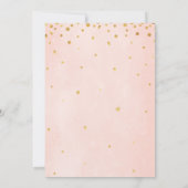 Sip Sip Hooray Shower oder Engagement Party Einladung (Rückseite)