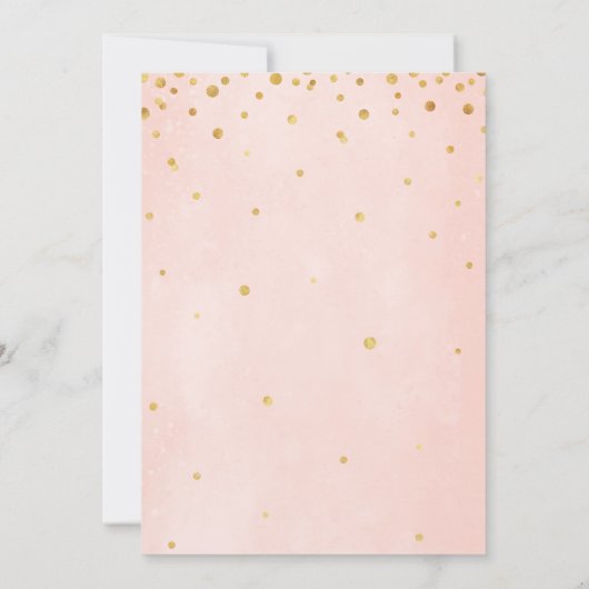 Sip Sip Hooray Shower oder Engagement Party Einladung (Rückseite)