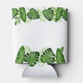 Sip Sip Hooray Tropical Watercolor Hochzeit Sommer Dosenkühler (Rückseite)