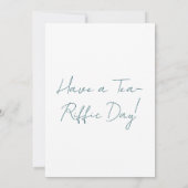 Sip Sip Hurra Klappkarte Karte (Rückseite)