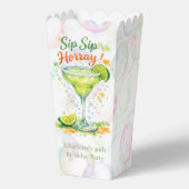 Sip Sip Sip Horray Bubbles Birthday Party Geschenkschachtel (Vorderseite)