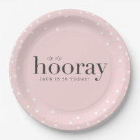Sip Siphooray Geburtstags-Party-Papierplatte