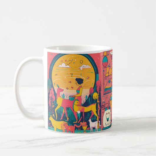 Sip, Sketch und Segen: Doodle Your Way to CREATE Kaffeetasse (Links)