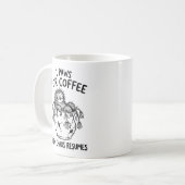 Sip Sloth Coffee Magic Klassischer Becher Kaffeetasse (Vorderseite Links)
