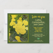 Sip Smile & Celebrate Kaffee Morgen im Garten Einladung (Rückseite)