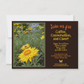 Sip Smile & Celebrate Kaffee Morgen im Garten Einladung (Rückseite)