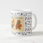 Sip Smile Celebrate mit Freunden Jumbo-Tasse (Vorderseite Rechts)