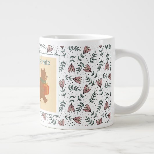 Sip Smile Celebrate mit Freunden Jumbo-Tasse (Rechts)