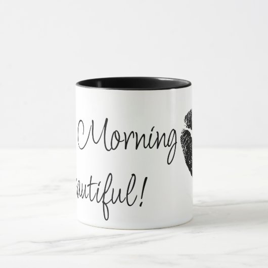 Sip & Smile - Guten Morgen Schöner Cup Tasse (Zentrum)