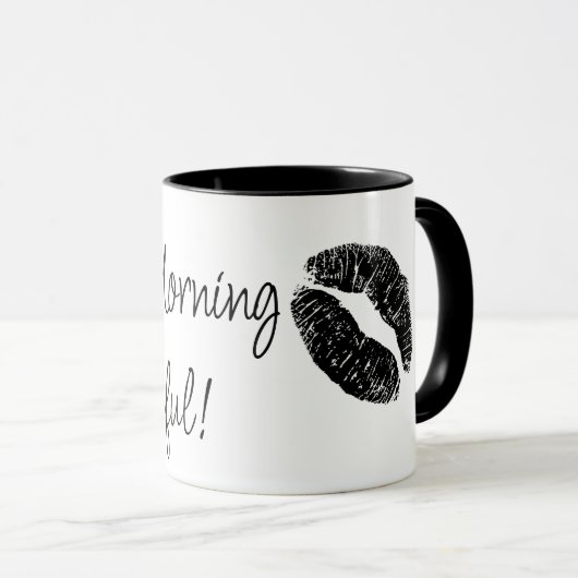 Sip & Smile - Guten Morgen Schöner Cup Tasse (VorderseiteRechts)