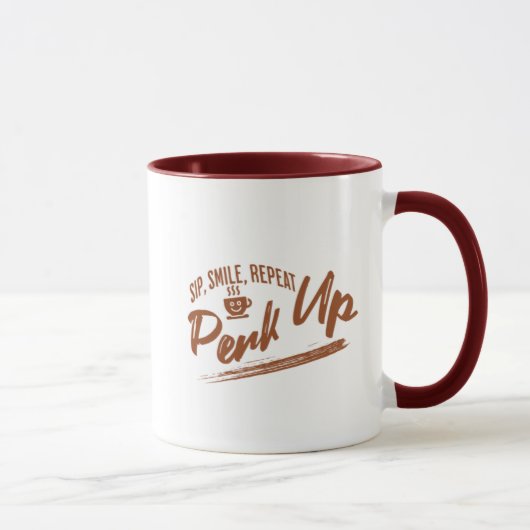 Sip Smile Repeat Coffee Cup Tasse (Rechts)