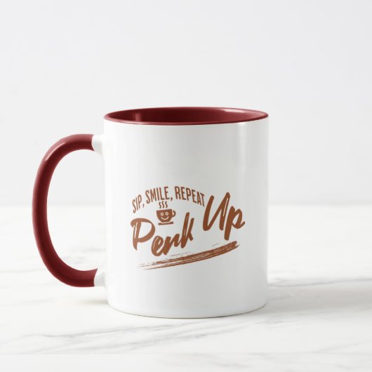 Sip Smile Repeat Coffee Cup Tasse (Links)