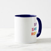 Sip, Smile, Repeat - Combo Tasse 11 oz Tasse (VorderseiteRechts)