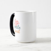 Sip, Smile, Repeat - Morphing Tasse 15 oz (Vorderseite Links)