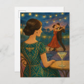 Sip. Sparkle. Repeat. Postkarte (Vorne/Hinten)