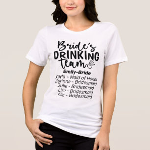 Sip, Sparkle, Support - T-Shirt für benutzerdefini Tri-Blend Shirt