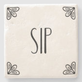 SIP - Stone-Untersetzer Steinuntersetzer (Vorderseite)