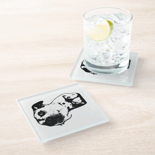 Sip, Stress nicht Glasuntersetzer (Schrägansicht)