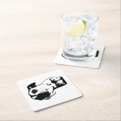 Sip, Stress nicht Rechteckiger Pappuntersetzer (Vor Ort)