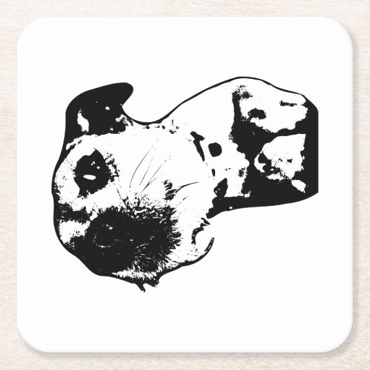 Sip, Stress nicht Rechteckiger Pappuntersetzer (Vorderseite)