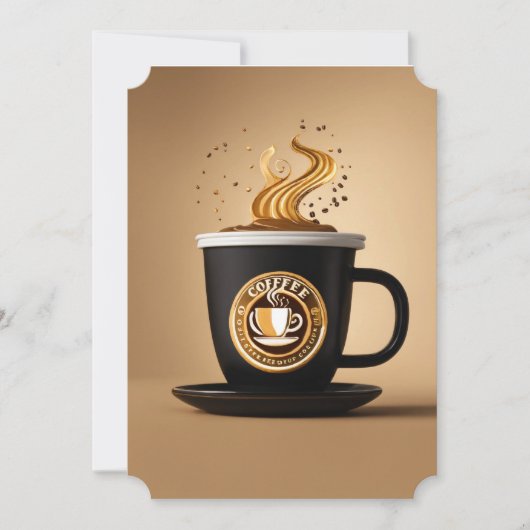 Sip & Sync: Ein Whimsikaffee und technische Ansamm Einladung (Vorderseite)