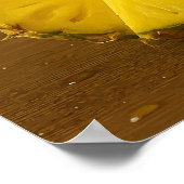 Sip the Summer - Ananas Juice Art Print Poster (Ecke)