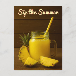 Sip the Summer - Ananas Juice Postkarte
