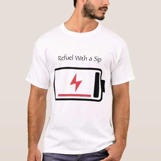 Sip to Recharge T-Shirt (Vorderseite)