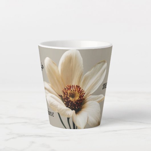 Sip, Traum, Designer-Tasse erreichen Milchtasse (Vorderseite)