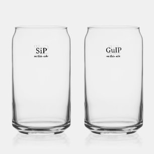 Sip- und Gulp-Glas Dosenglas
