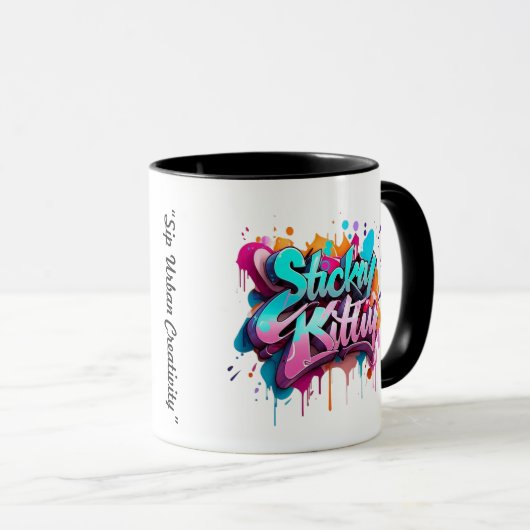 "Sip Urban Creativity" Tasse (VorderseiteRechts)