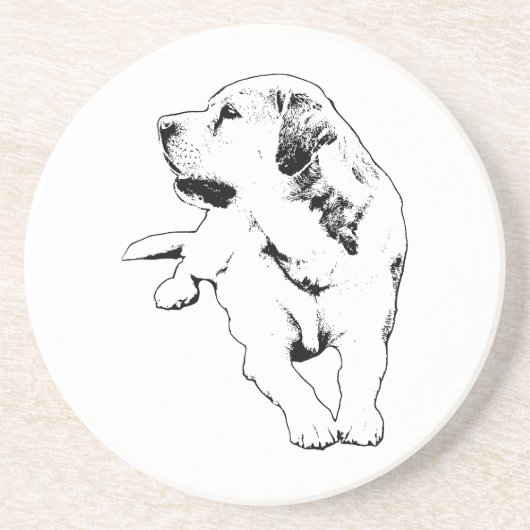 Sip Watch Retriever Getränkeuntersetzer (Vorne)