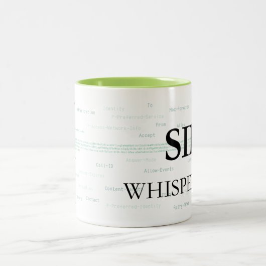 SIP Whisperator Zweifarbige Tasse (Mittel)