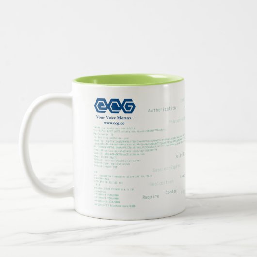 SIP Whisperator Zweifarbige Tasse (Links)