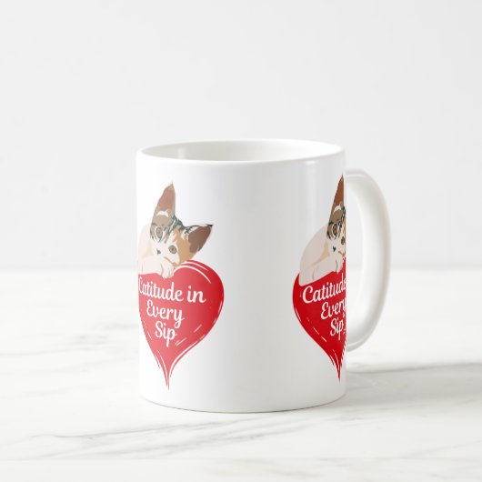 Sip with Catitude Kaffeetasse (VorderseiteRechts)