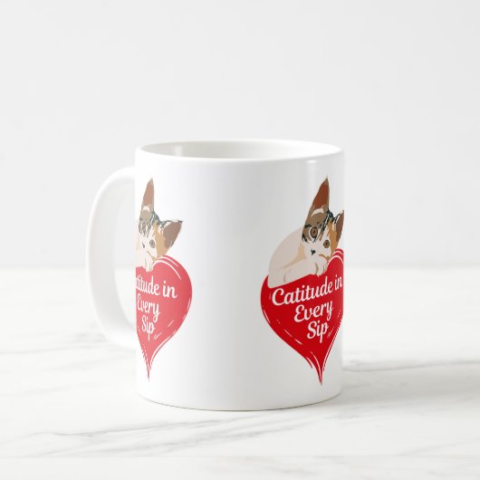 Sip with Catitude Kaffeetasse (Vorderseite Links)
