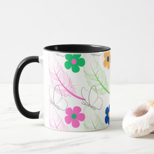 "Sip with Flair: Bedruckte Tassen & Cups" (Mit Donut)