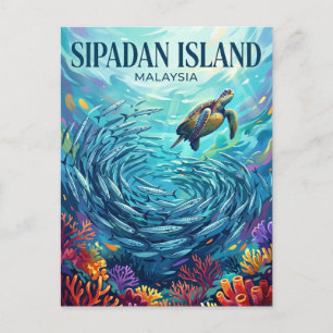 Sipadan-Insel Malaysia Postkarte