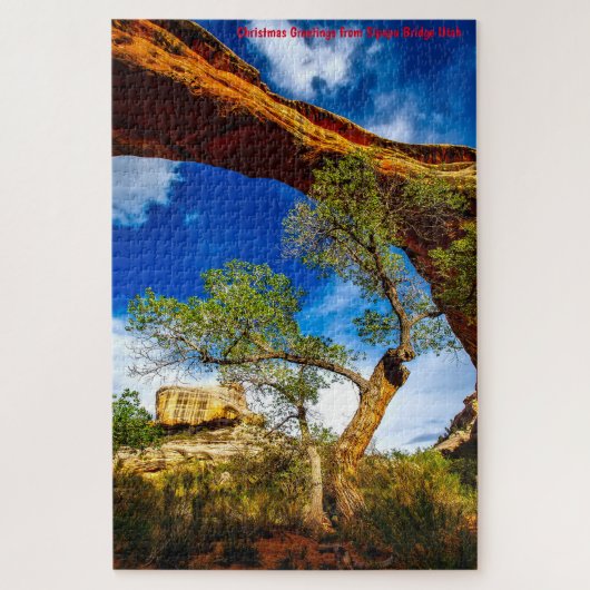 Sipapu Brücke Utah. Jigsaw Puzzle (Vertikal)