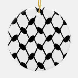 Sipmlist-Keffiyeh Keramik Ornament