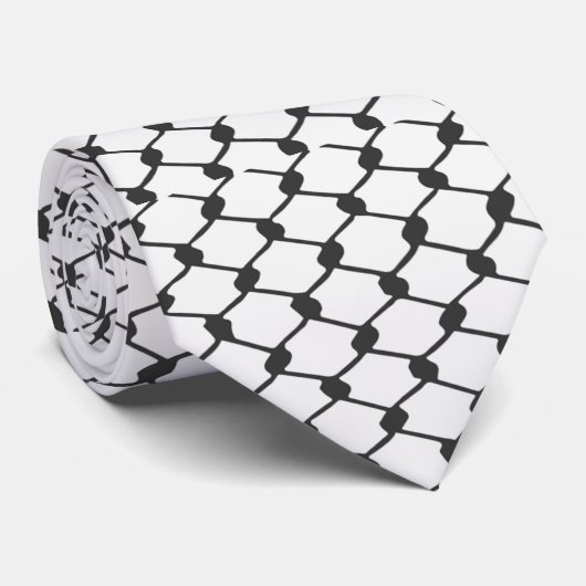 Sipmlist-Keffiyeh Krawatte (Gerollt)