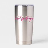 Sippe mit Zweck - unapologetischer Tumbler Thermobecher (Vorderseite)