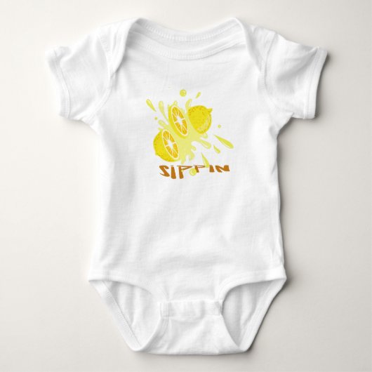 Sippin Baby Strampler (Vorderseite)