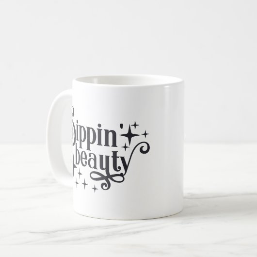 Sippin' Beauty Kaffeetasse (Vorderseite Links)