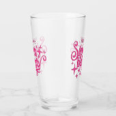 Sippin Beauty Pink Typografie Glas (Rechts)