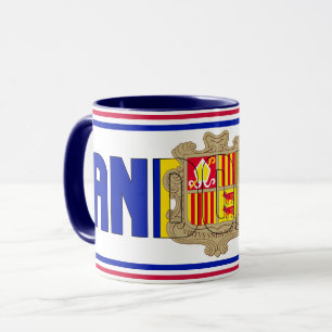 "Sippin' mit Andorra" Patriotischer Kaffee Tasse