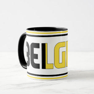 Sippin' mit Belgien Patriotischer Kaffee Tasse