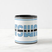 Sippin' mit Botswana Patriotischer Kaffee Tasse (Zentrum)