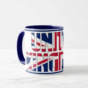 Sippin' mit dem Patriotischen Kaffee aus Großbrita Tasse