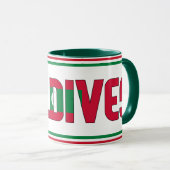 Sippin' mit den Malediven Patriotischer Kaffee Tasse (VorderseiteRechts)